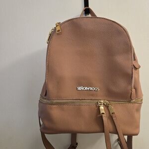Señor Frogs Tan Backpack
